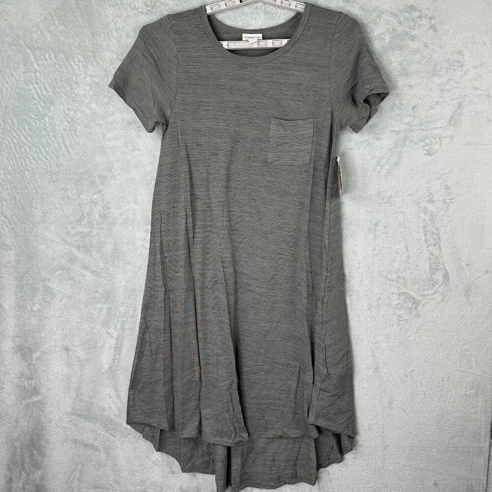 LuLaRoe Carly‎ Long Shirt Womens Gray Size XS